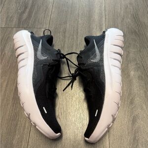 Nike Flex Run 2021 Black White Workout Running Shoe CW3408-002 Men's